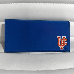 NWT Official University Of Florida Wallet / Checkbook holder in Blue and Orange